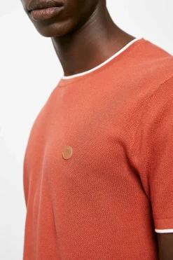 Springfield Camisola Manga Curta Estrutura Bordeaux Clearance