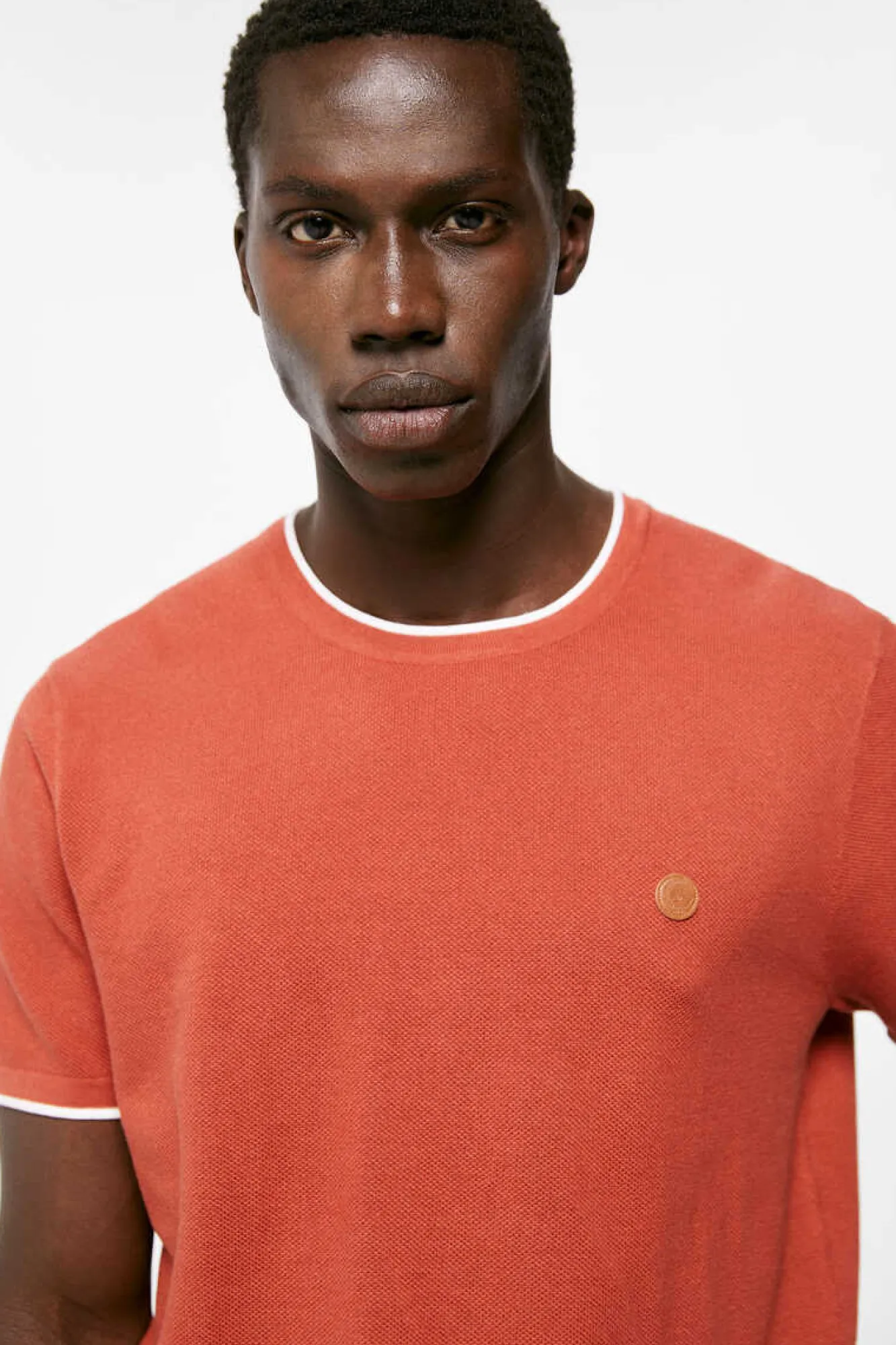 Springfield Camisola Manga Curta Estrutura Bordeaux Clearance