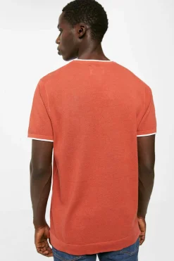 Springfield Camisola Manga Curta Estrutura Bordeaux Clearance