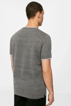 Springfield Camisola Manga Curta Estrutura Preto Clearance