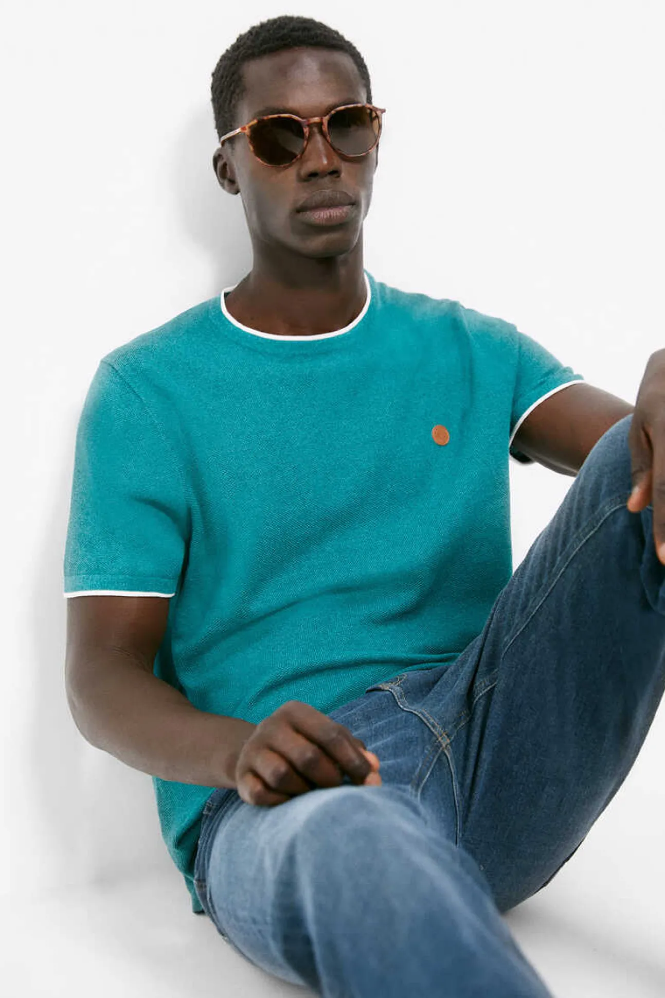 Camisola Manga Curta Estrutura