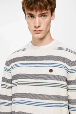 Springfield Camisola Microrriscas Cor Cinza Clearance