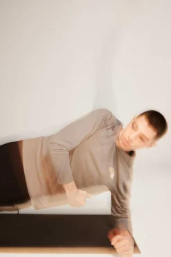 Springfield Camisola Oudoor De Manga Comprida Cinza New