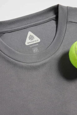 Springfield Camisola Oudoor De Manga Comprida Cinza New