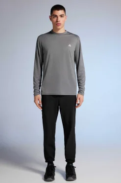 Springfield Camisola Oudoor De Manga Comprida Cinza New