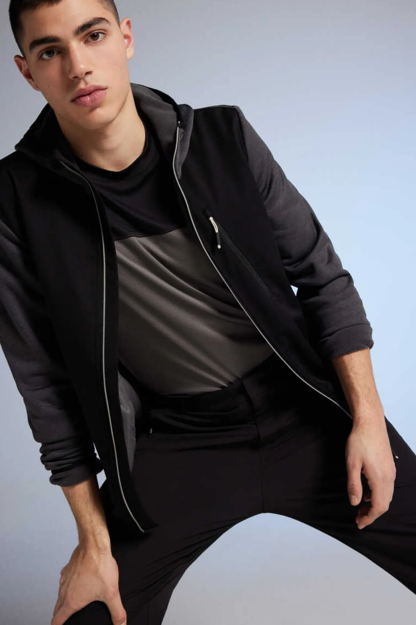 Springfield Camisola Oudoor Manga Comprida Preto Online