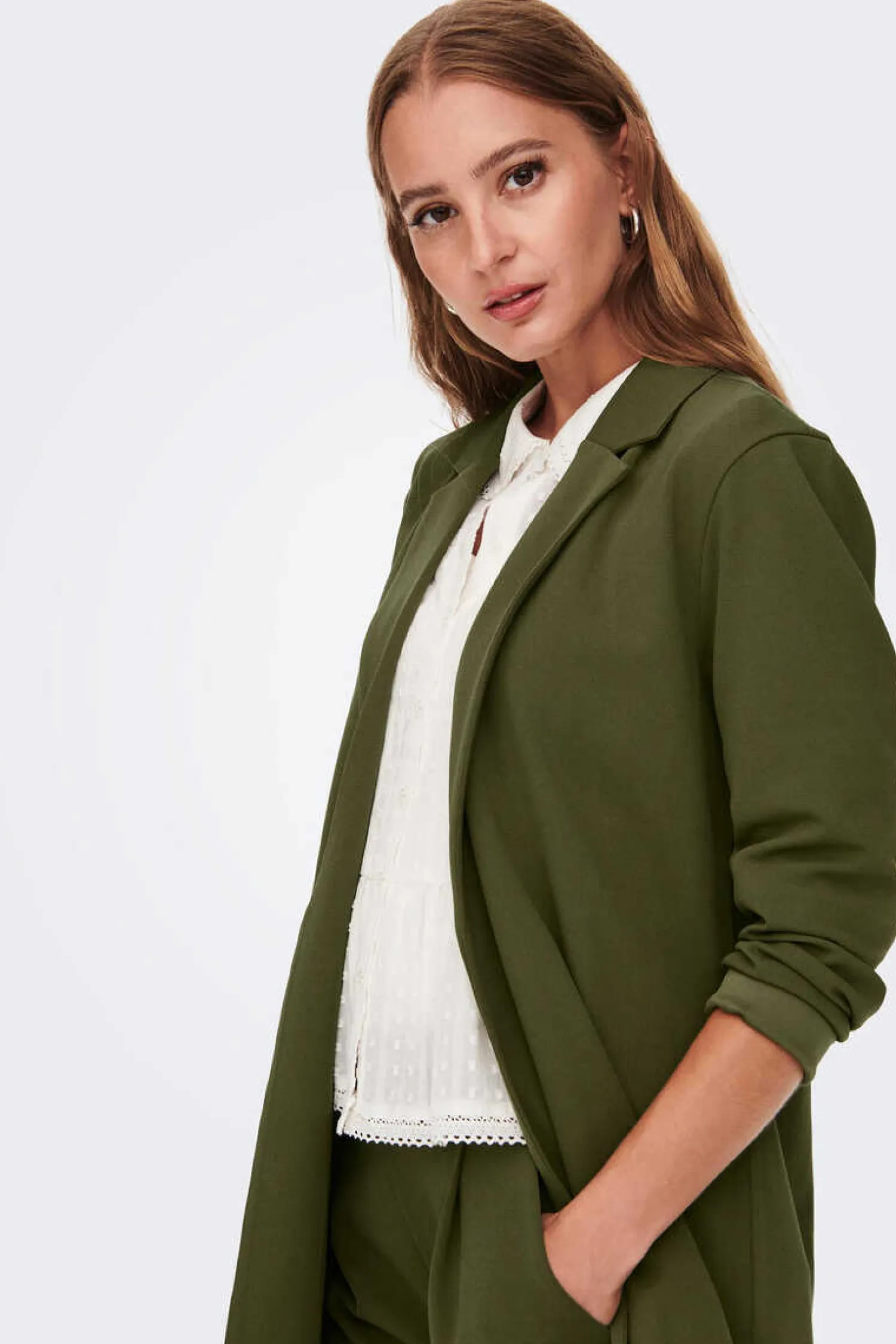 JDY Blusoes E Casacos-Camisola Pescoco Redondos Quadrados