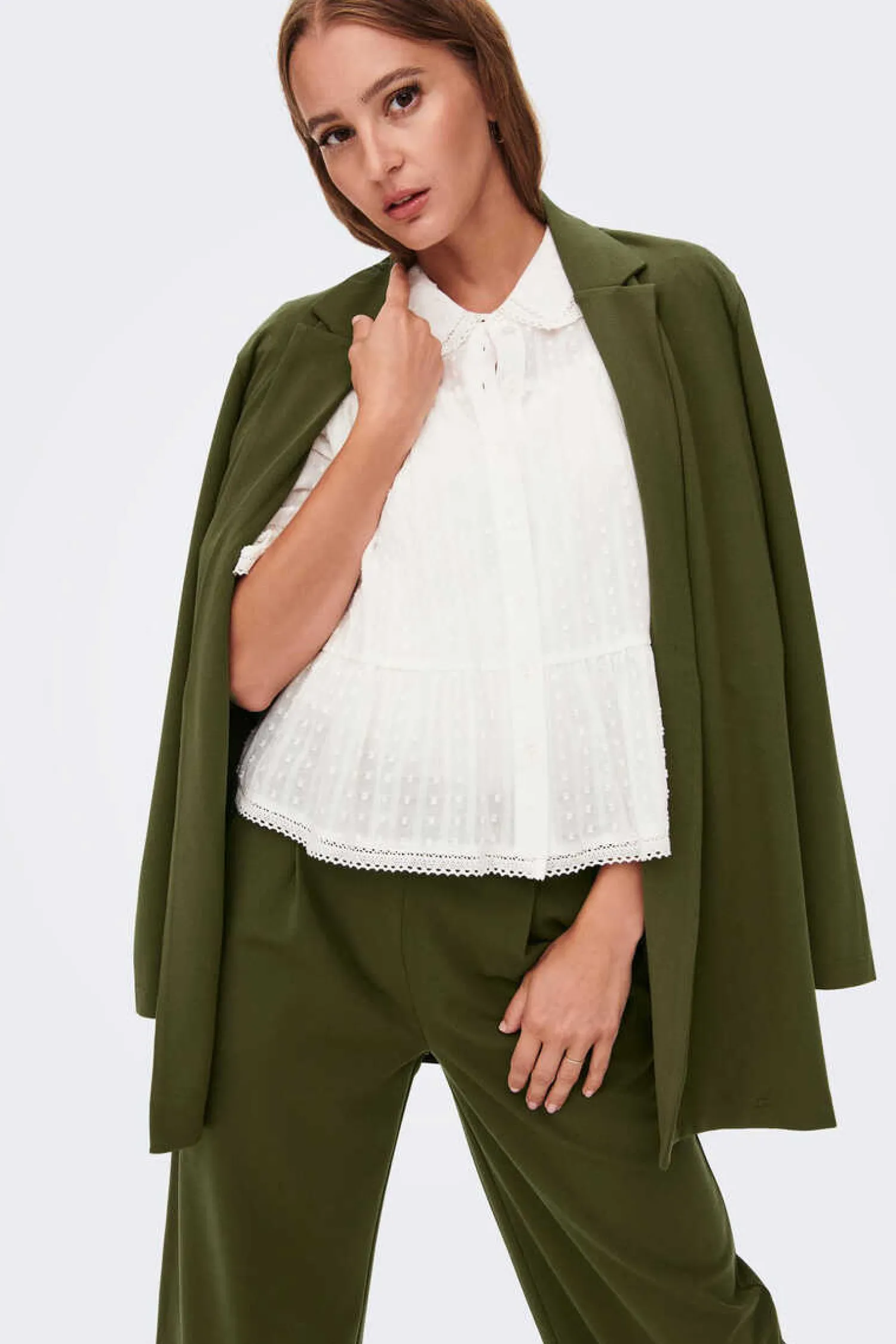 JDY Blusoes E Casacos-Camisola Pescoco Redondos Quadrados