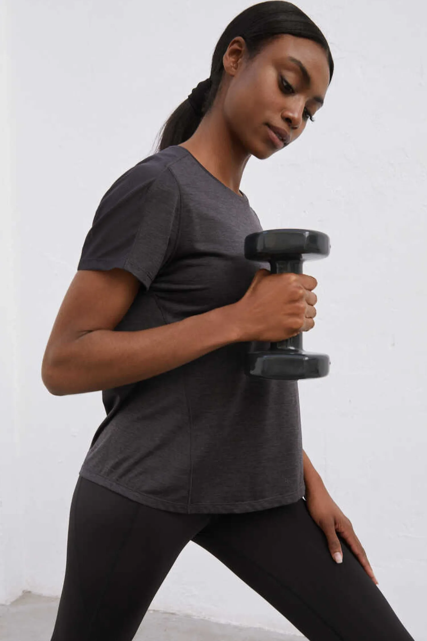 Dash and Stars Outdoor-Camisola Preta Ultraleve