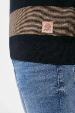 Springfield Camisola Riscas Cor Azul Aco Clearance