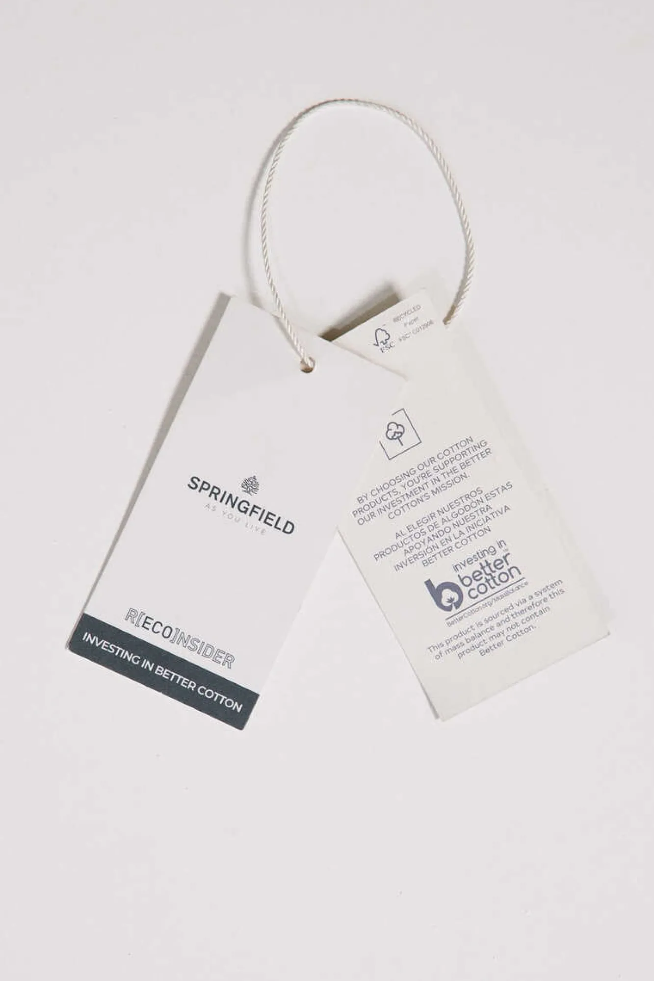 Springfield Camisola Riscas Posicionadas Azul New