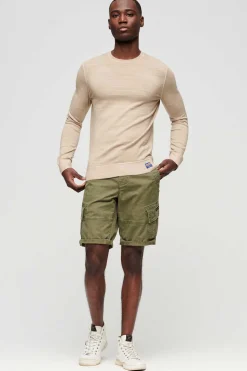 Superdry Camisola Tingida Com Gola Redonda Cinza Hot