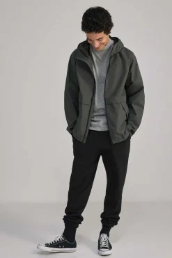 Springfield Capota Tecnica De Parka Cinza Discount