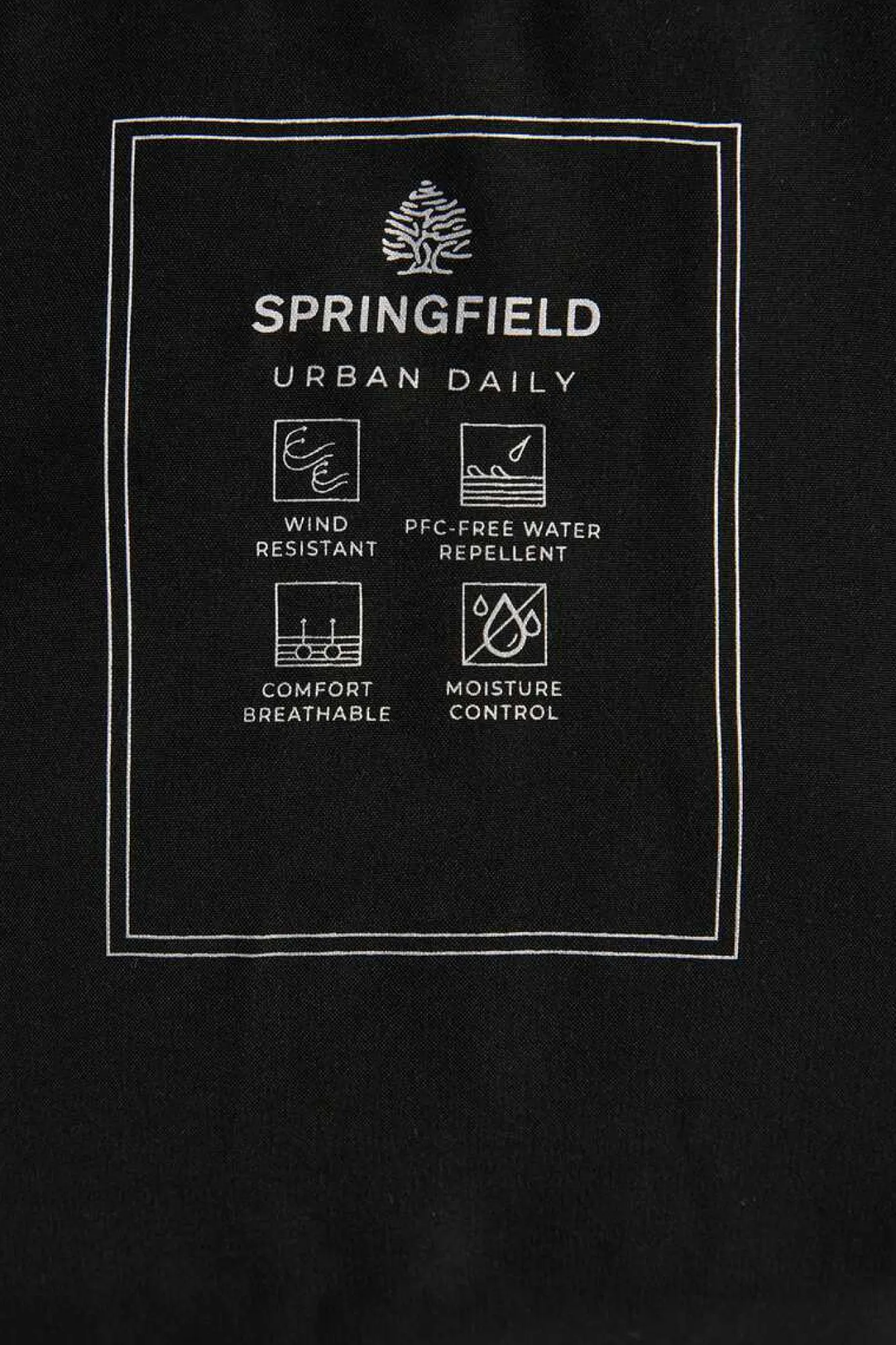 Springfield Capota Tecnica De Parka Cinza Discount