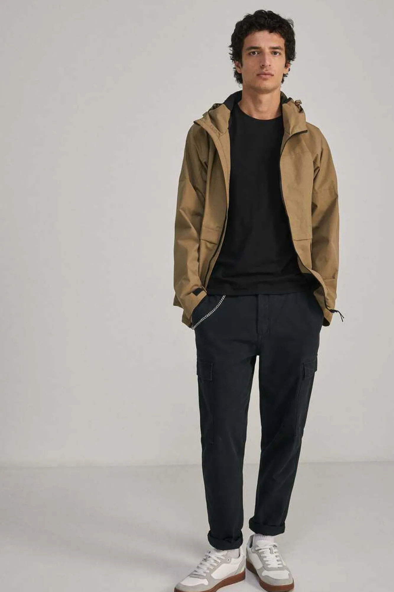 Springfield Capota Tecnica De Parka Beige Discount