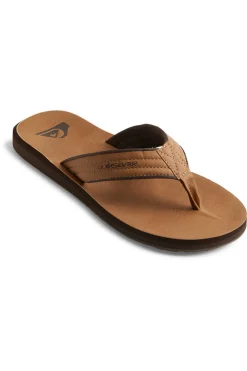 Quiksilver Carver Nubuck - Sandalias Para Homem Cru Clearance