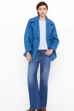 Cortefiel Blusoes E Casacos-Casacao Curto Cruzado