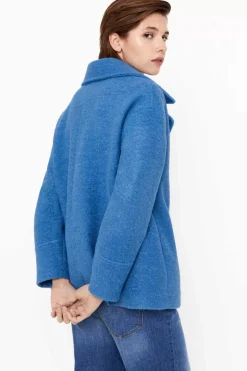 Cortefiel Blusoes E Casacos-Casacao Curto Cruzado