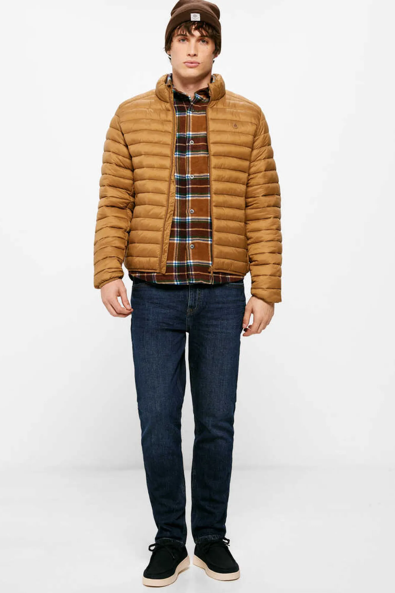 Springfield Casaco Acolchoado Beige Hot