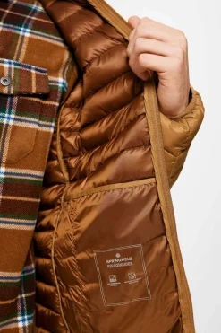 Springfield Casaco Acolchoado Beige Hot