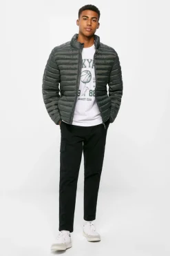 Springfield Casaco Acolchoado Verde Escuro Hot