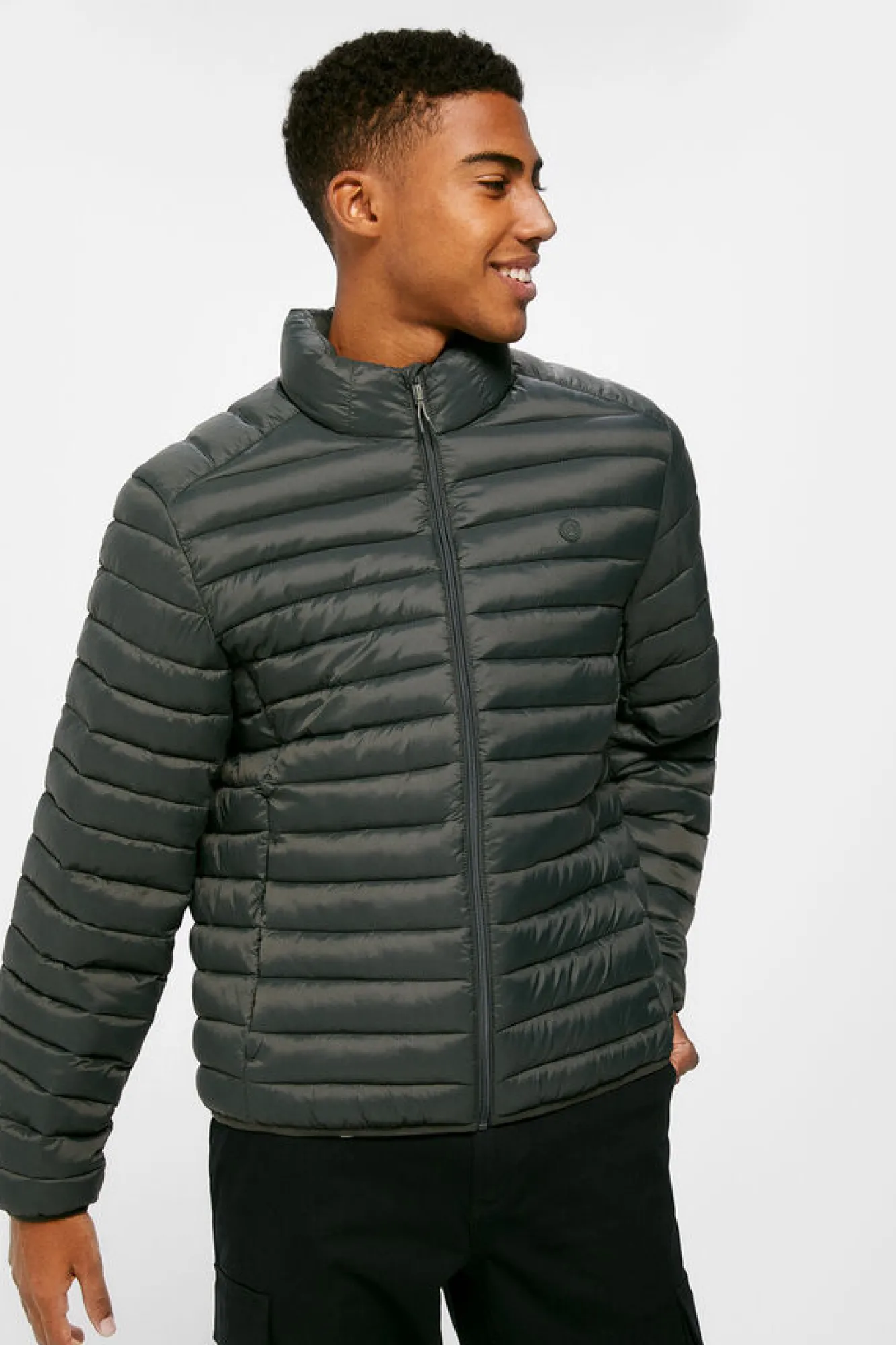 Springfield Casaco Acolchoado Verde Escuro Hot