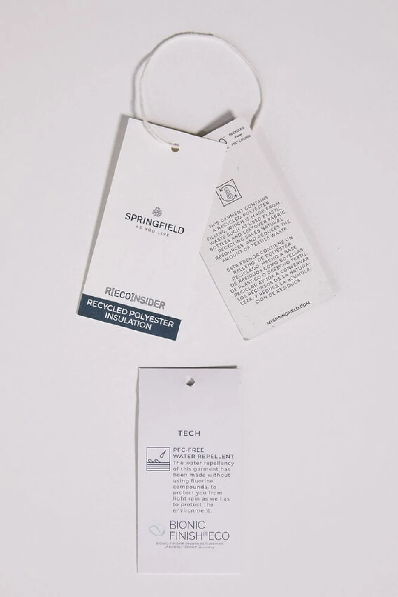 Springfield Casaco Acolchoado Verde Escuro Hot