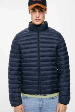 Springfield Casaco Acolchoado Azul Outlet