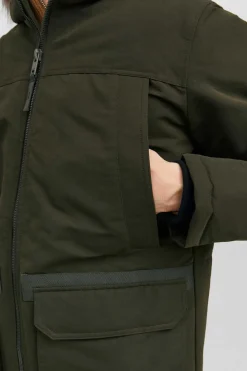 Jack & Jones Casaco Acolchoado Com Capuz Verde Clearance