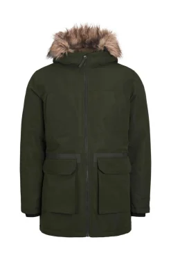 Jack & Jones Casaco Acolchoado Com Capuz Verde Clearance