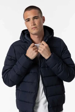 Tiffosi Casaco Acolchoado Com Capuz Azul Aco Hot