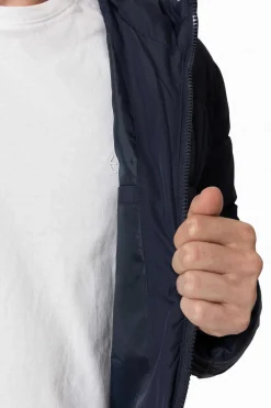 Tiffosi Casaco Acolchoado Com Capuz Azul Aco Hot