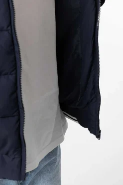 Tiffosi Casaco Acolchoado Com Capuz Azul Aco Hot