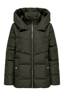 JDY Blusoes E Casacos-Casaco Acolchoado Com Capuz