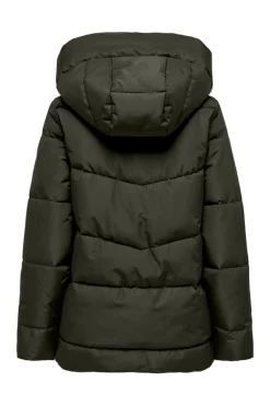 JDY Blusoes E Casacos-Casaco Acolchoado Com Capuz