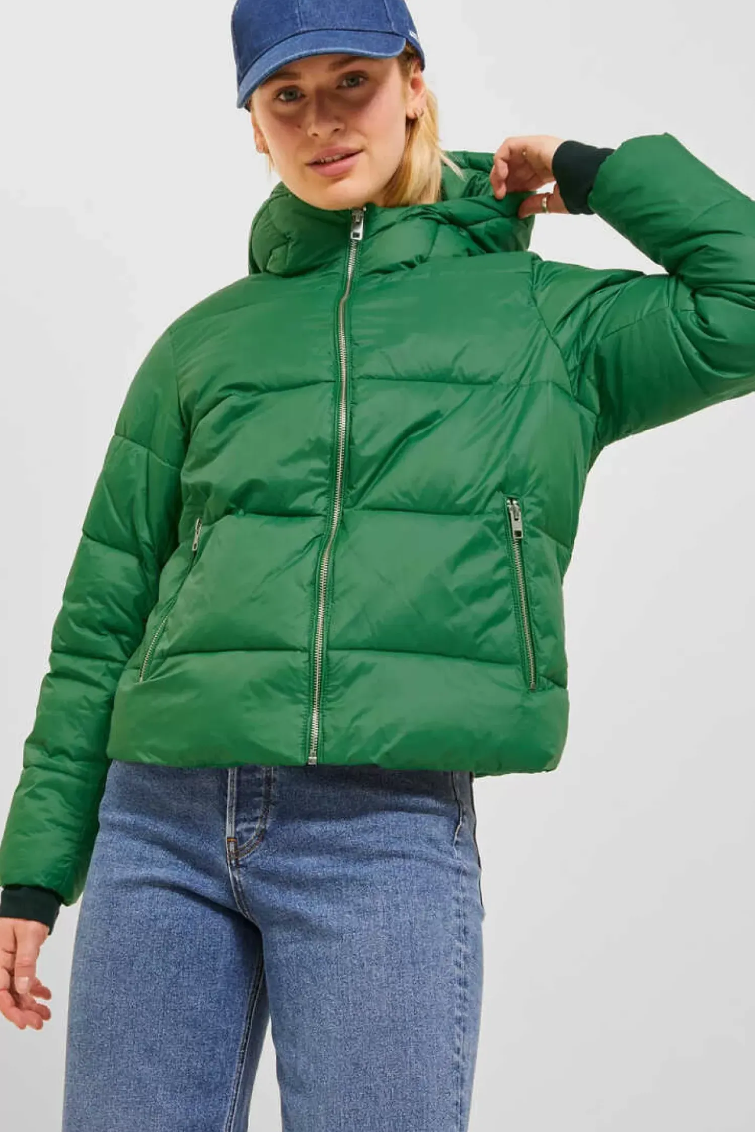 Jack & Jones Blusoes E Casacos-Casaco Acolchoado Com Capuz De Mulher