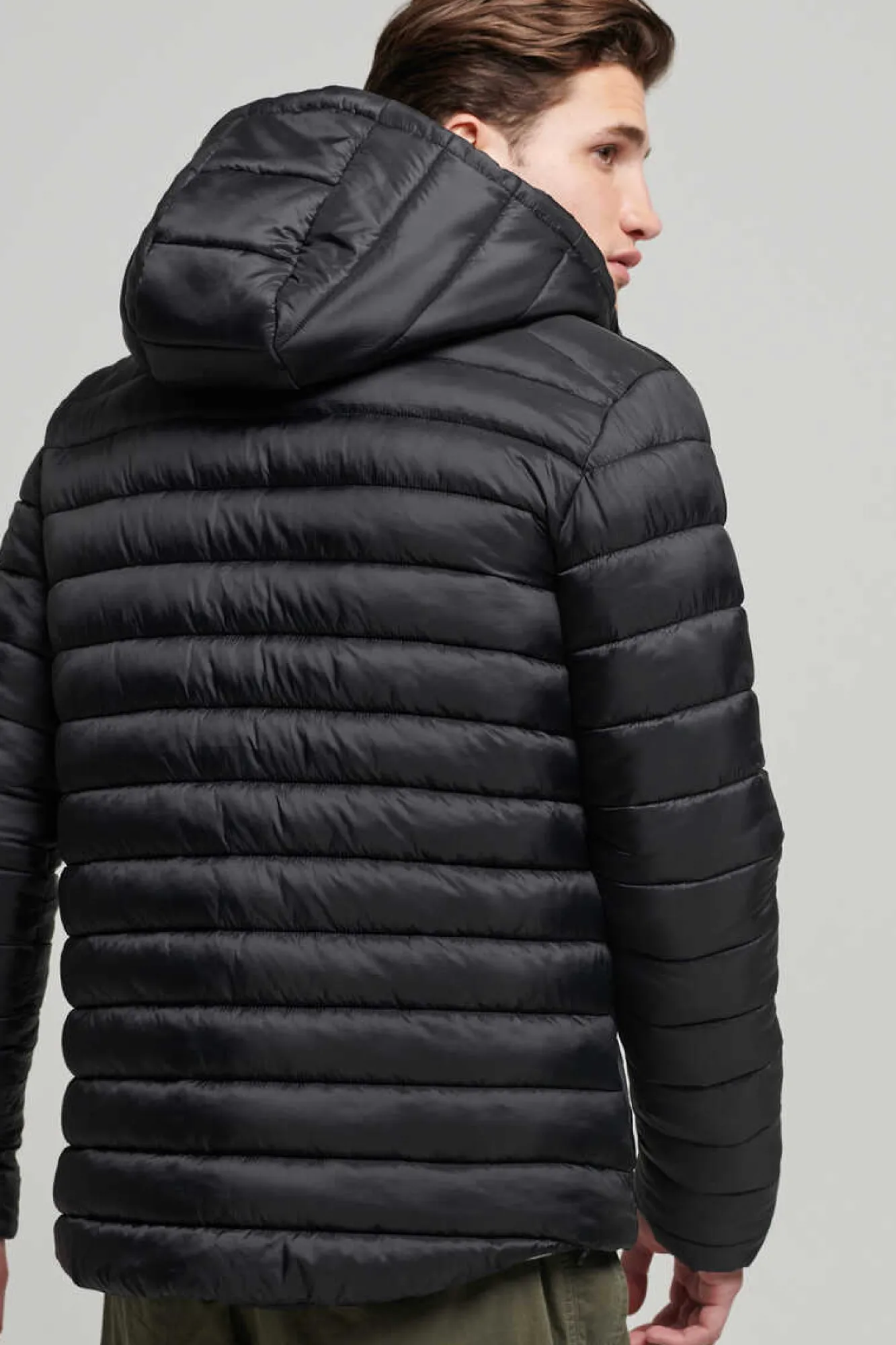 Superdry Casaco Acolchoado Com Capuz Fuji Sport Preto Discount