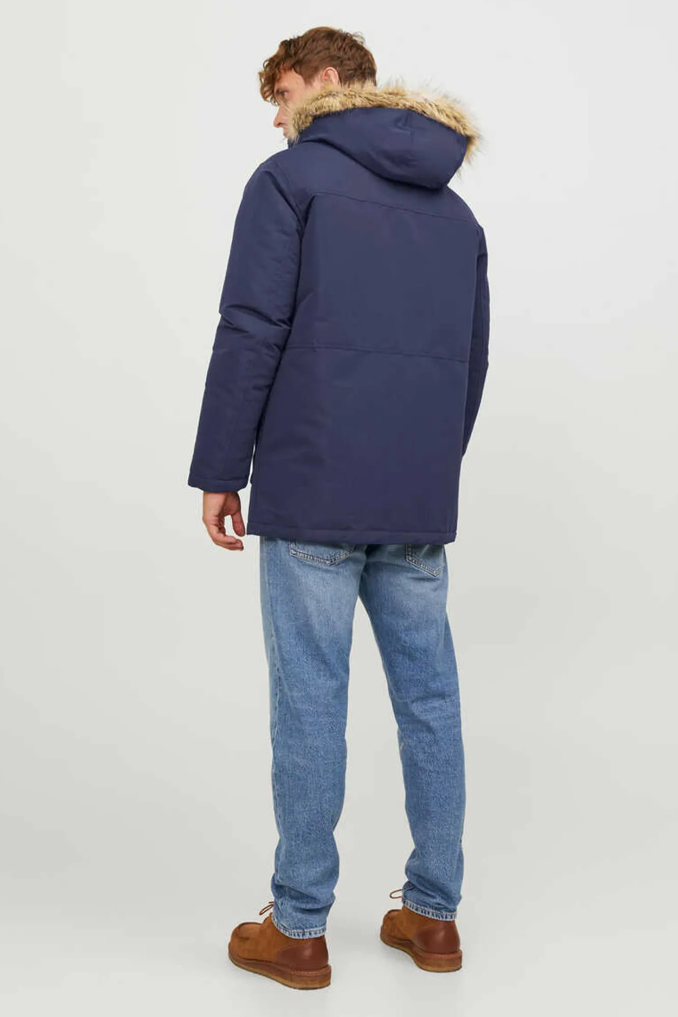 Jack & Jones Casaco Acolchoado Com Capuz Marinho Best