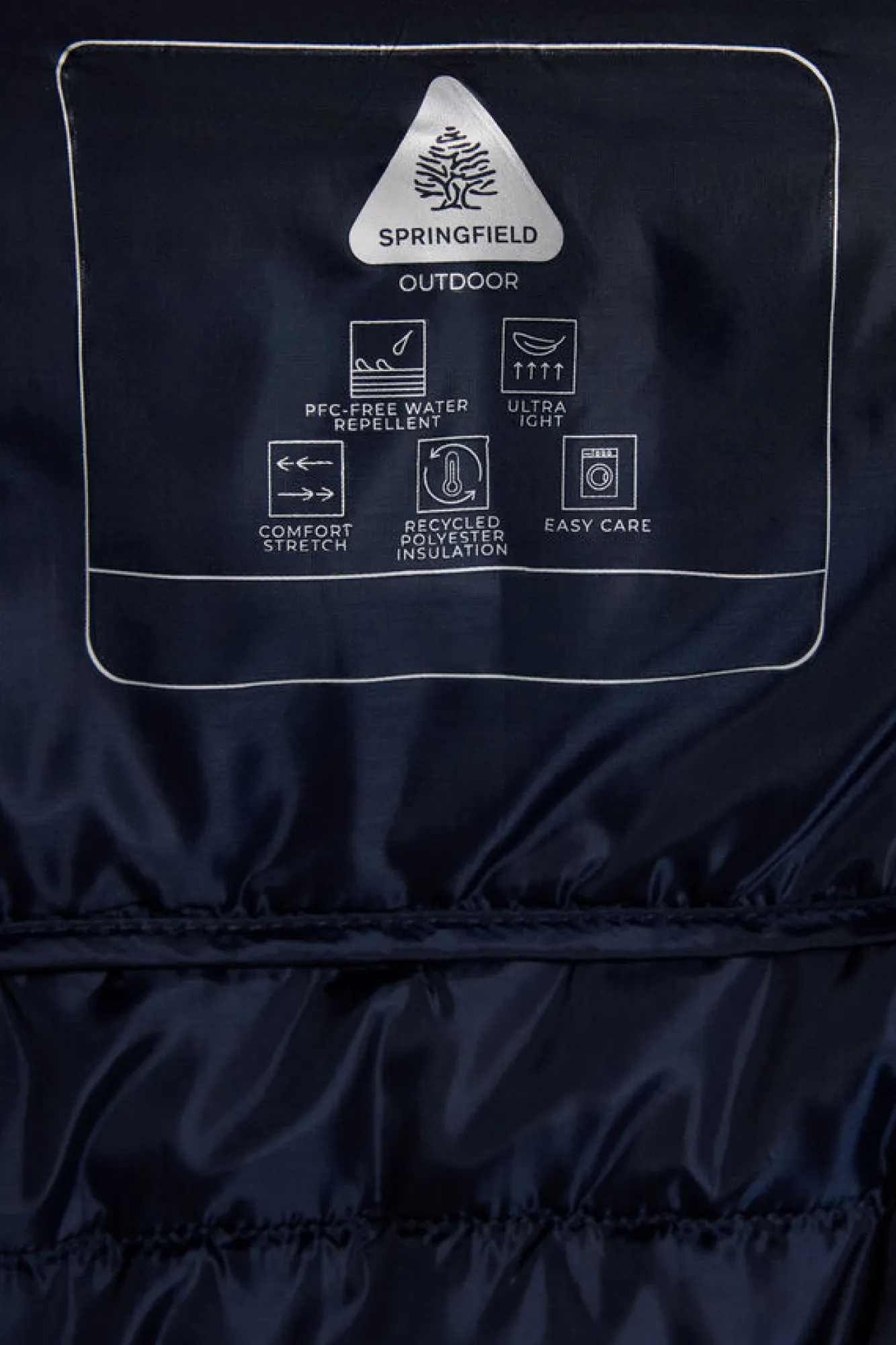 Springfield Casaco Acolchoado Combinado Marinho Online