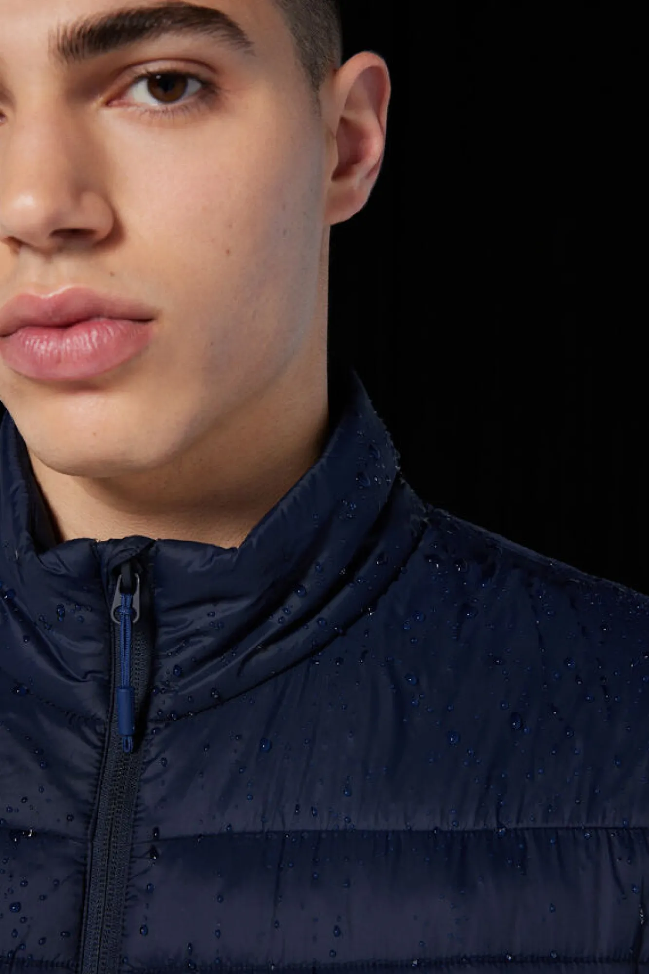 Springfield Casaco Acolchoado Combinado Marinho Online