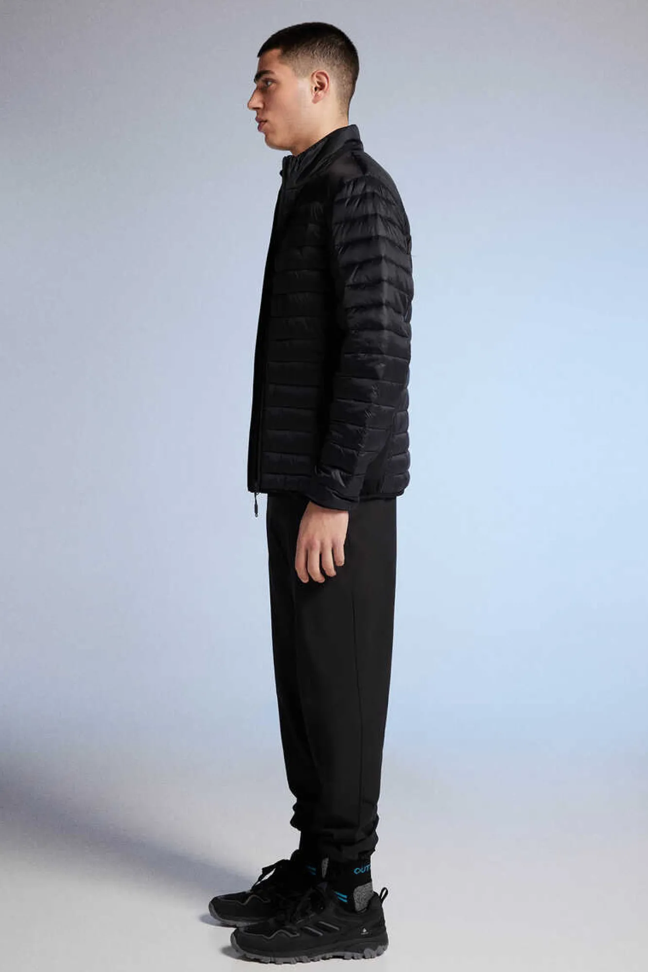 Springfield Casaco Acolchoado Combinado Preto Online