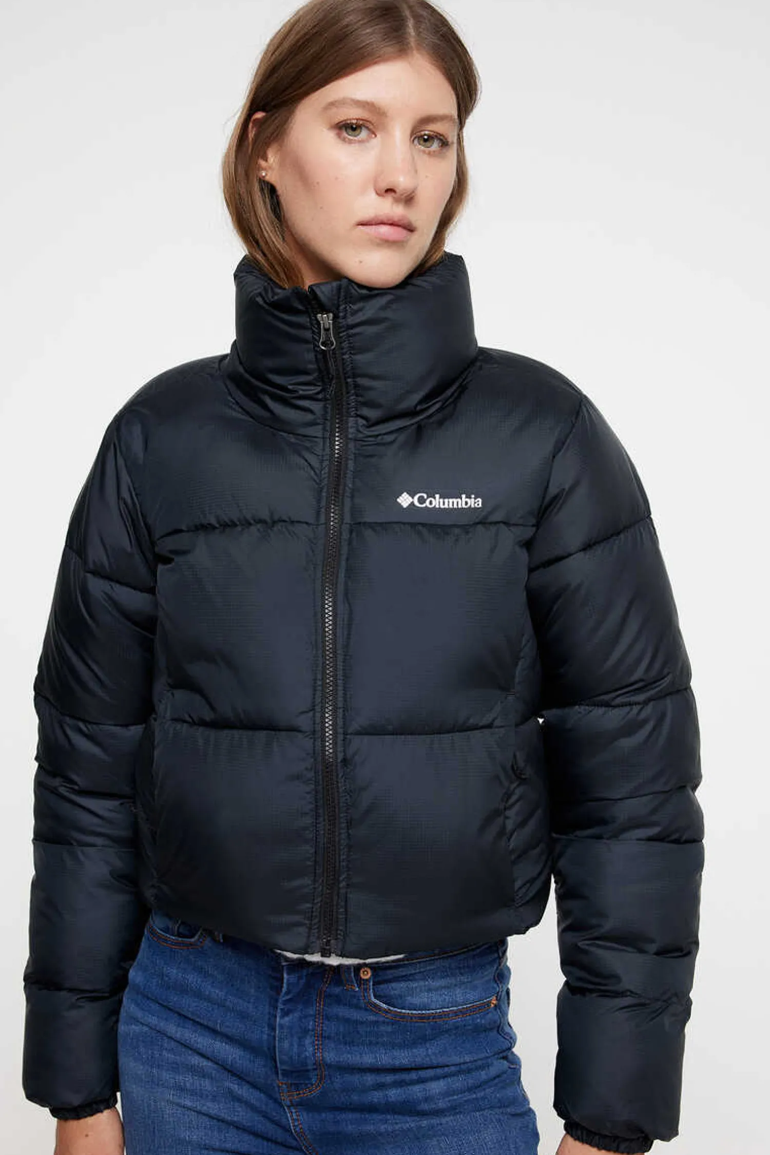 Columbia Sobretudos E Parkas-Casaco Acolchoado Curto Da Puffect™ Para Mulher