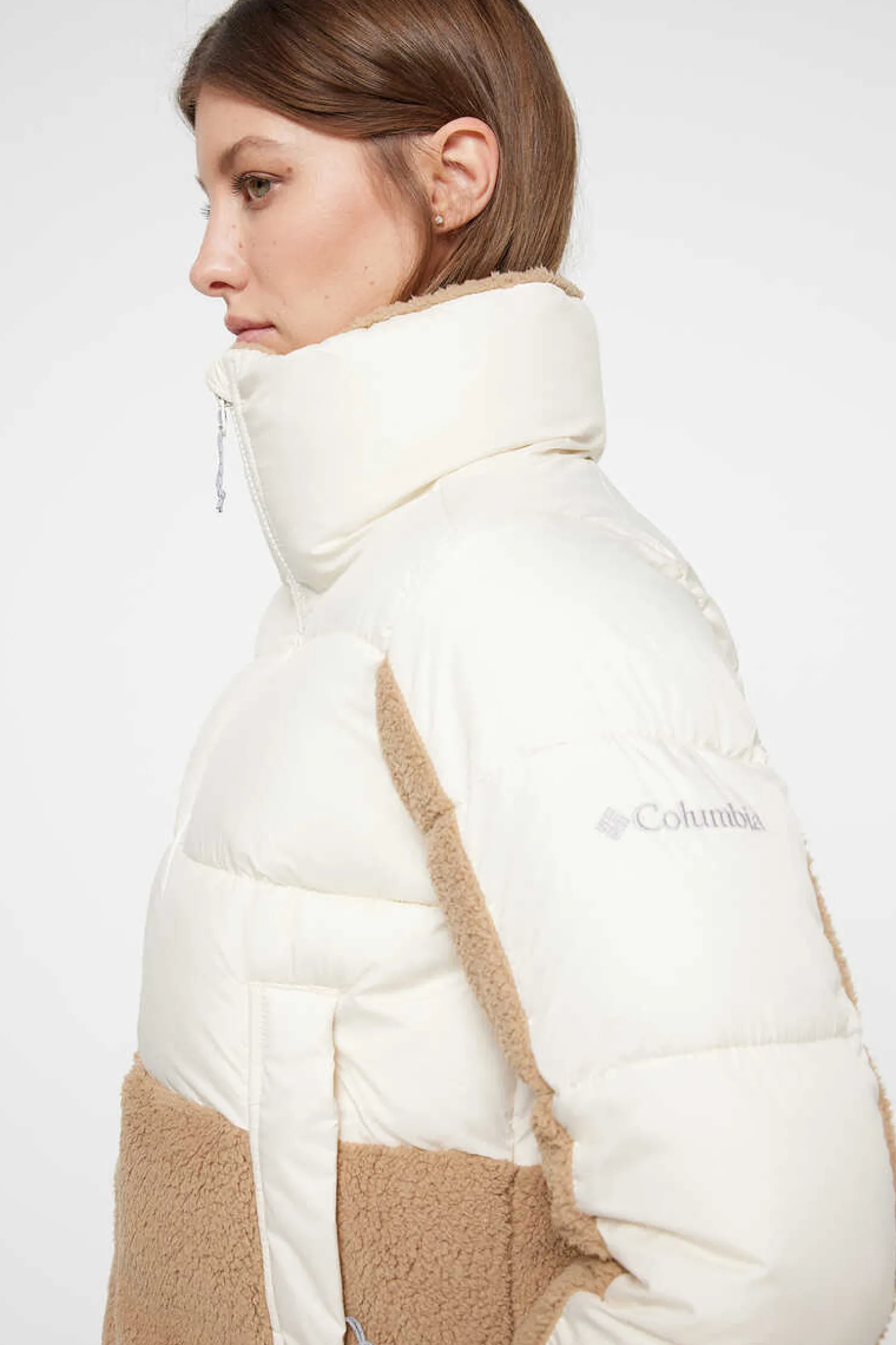 Columbia Sobretudos E Parkas-Casaco Acolchoado Hibrido De Forro Polar Sherpa Da Leadbetter Point™ Para Mulher