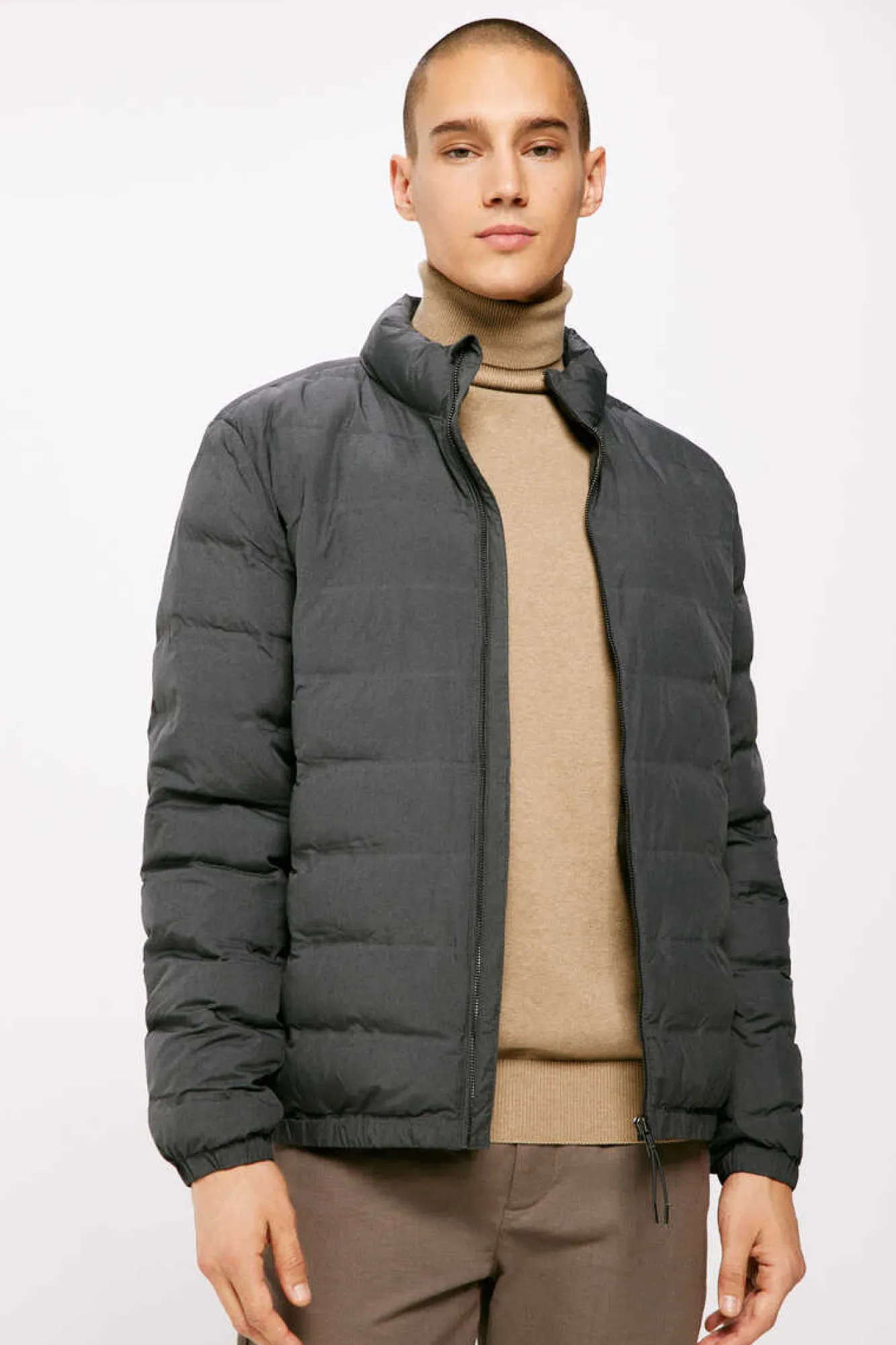 Springfield Casaco Acolchoado Termosselado Cinza