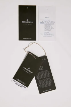 Springfield Casaco Acolchoado Termosselado Azul Best