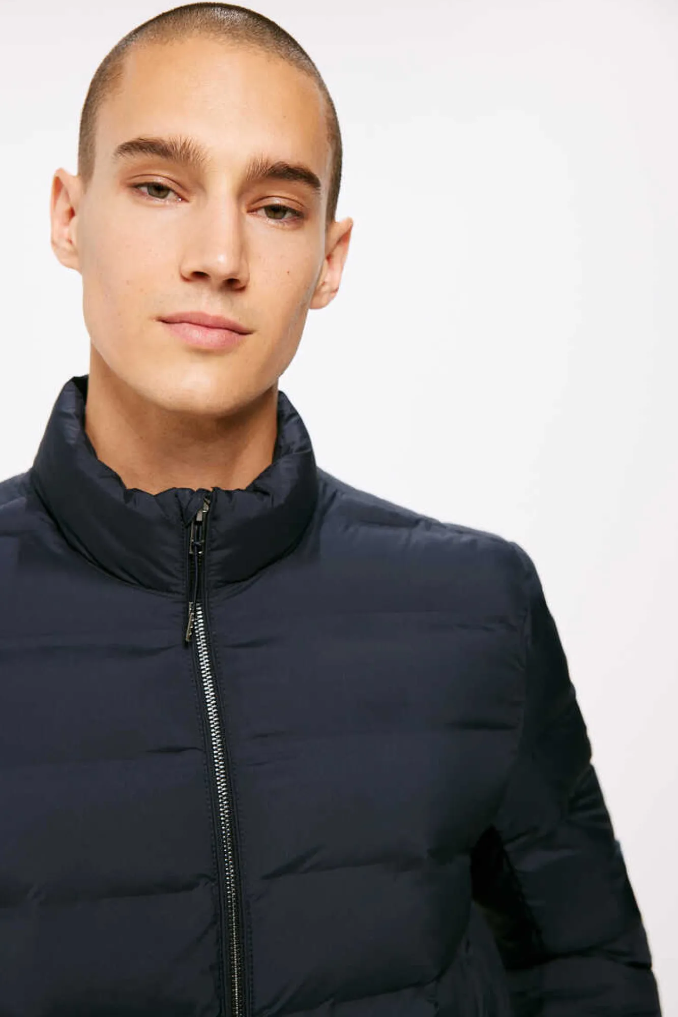 Springfield Casaco Acolchoado Termosselado Azul Best