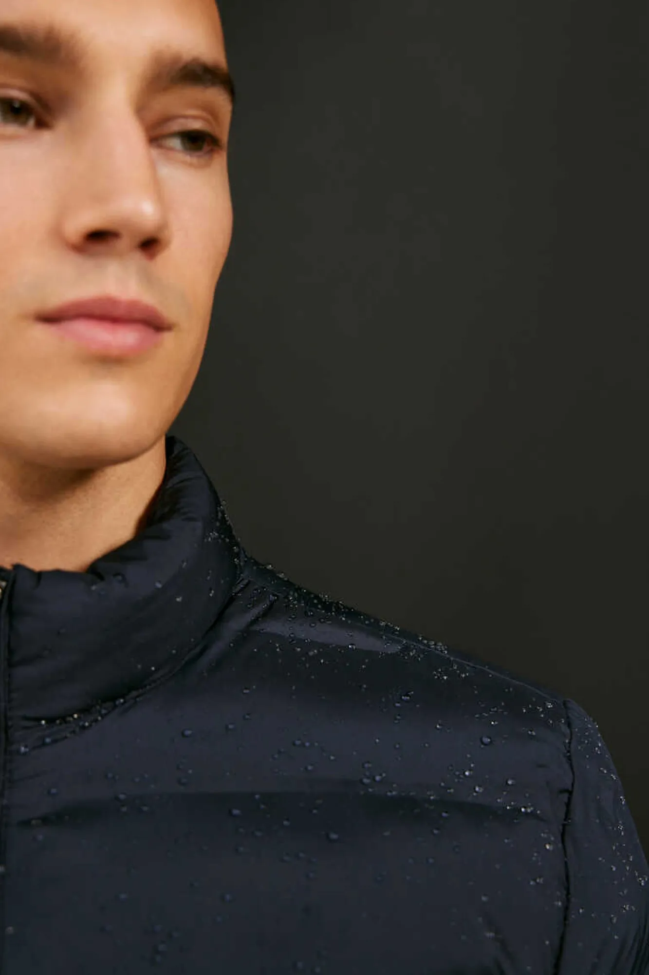 Springfield Casaco Acolchoado Termosselado Azul Best