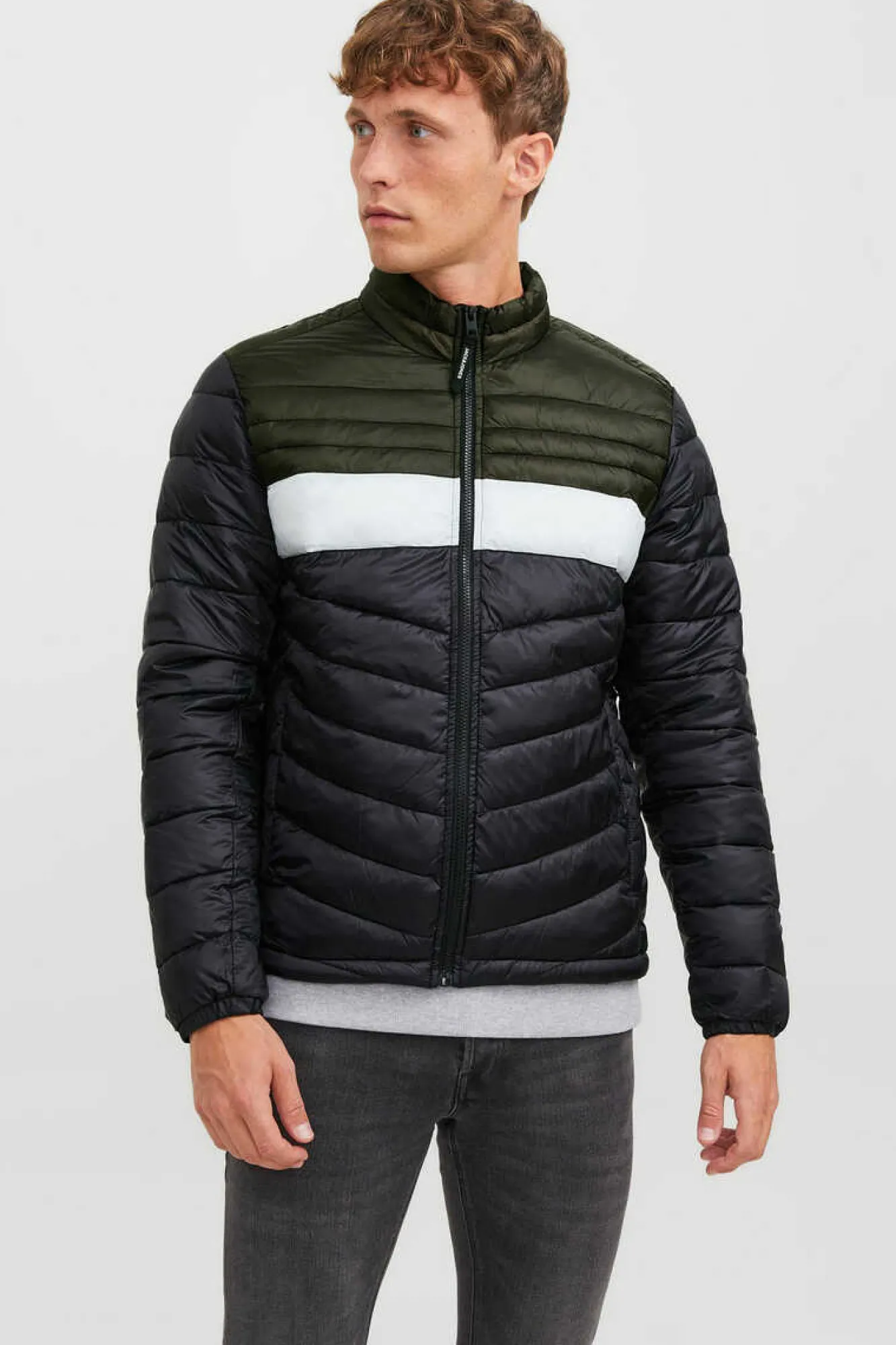 Jack & Jones Casaco Acolchoado Tipo Puffer Verde Clearance