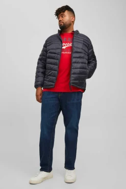 Jack & Jones PLUS Casaco Acolchoado Tipo Puffer Plus Preto Online