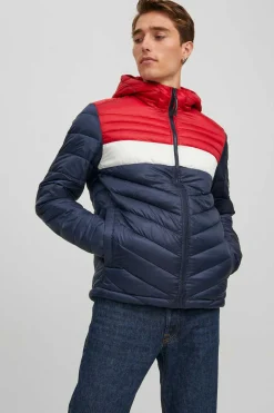 Jack & Jones Casaco Acolchoado Tipo Puffer Com Capuz Marinho New